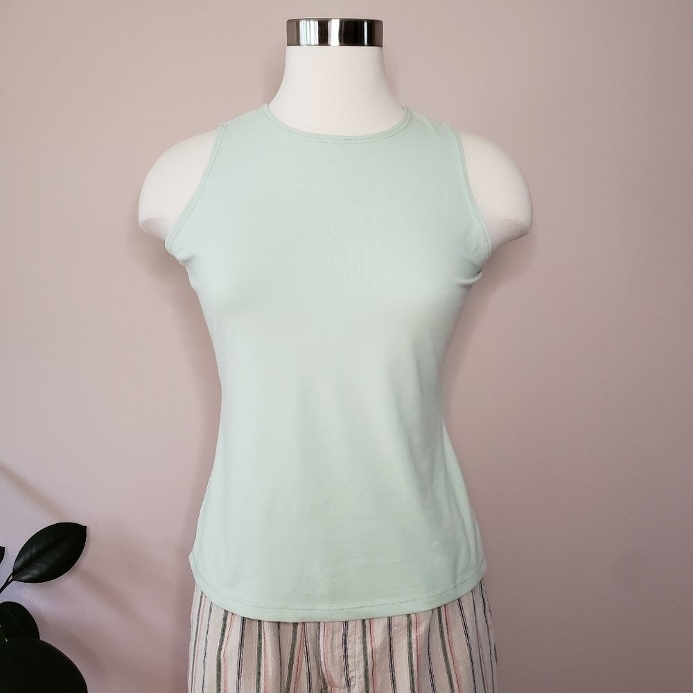 Vintage • mint green tank